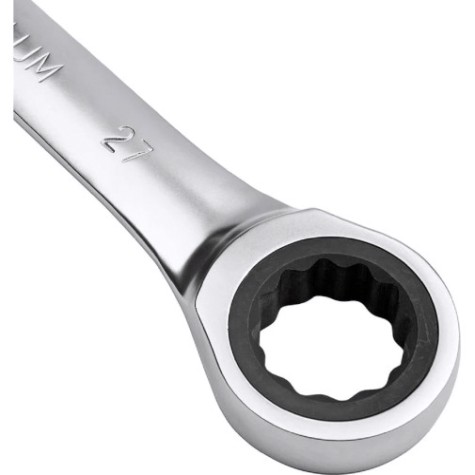 Ключ комбинированный AV Steel AV-315027 трещоточный, 27 мм