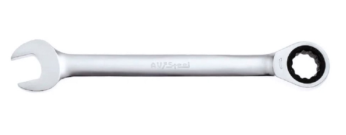 Ключ комбинированный AV Steel AV-315032 трещоточный, 32 мм