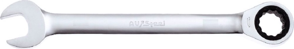 Ключ комбинированный трещоточный AV Steel AV-315019 19 мм