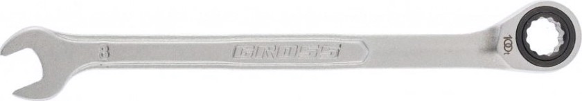 Ключ комбинированный трещоточный GROSS 14846 8 мм