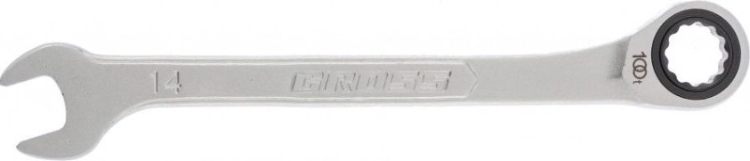 Ключ комбинированный трещоточный GROSS 14852 14 мм