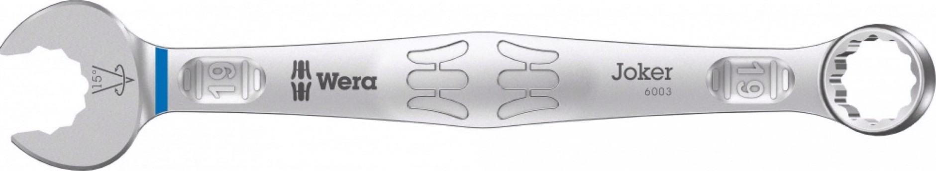 Ключ комбинированный WERA 05020210001 6003 joker гаечный 19x230 мм [WE-020210]