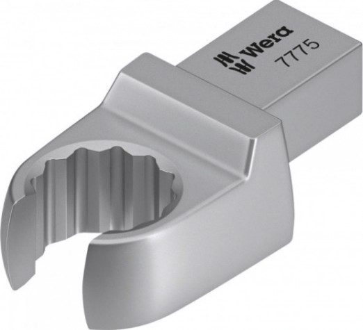 Ключ накидной WERA 05078655001 7775 с прорезью, 17 мм под посадочное гнездо 9x12 [WE-078655]
