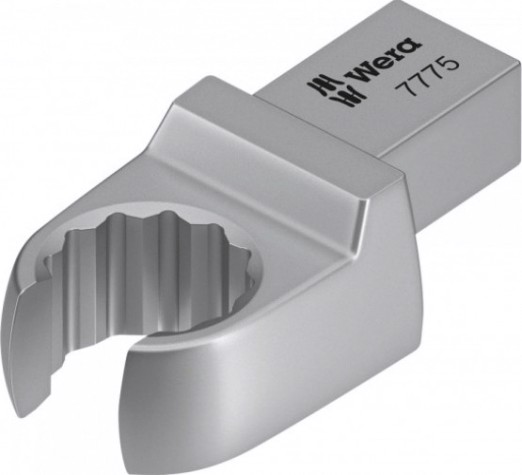 Ключ накидной WERA 05078656001 7775 с прорезью, 18 мм под посадочное гнездо 9x12 [WE-078656]