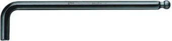 Ключ шестигранный WERA L-образный BlackLaser со сферической головкой 950 PKL SW 7/32" WE-022078 [WE-022078]