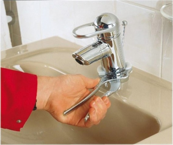 Ключ трубный ROTHENBERGER SANIGRIP PL 70416 80 мм, пластиковые губки [70416]