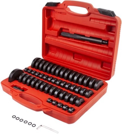 Комплект оправок AV Steel AV-921186 для снятия сальников, 51 пред. Комплект оправок AV Steel AV-921186 для снятия сальников, 51 пред.