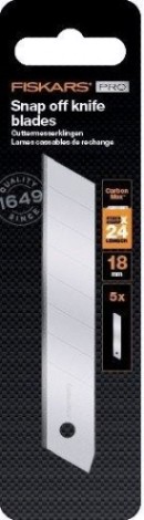 Лезвие сменные 5 шт. 18 мм. FISKARS CarbonMax 1027232 [1027232]