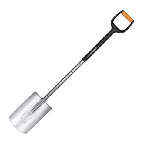 Лопата штыковая FISKARS 1003681 с закругленным лезвием Xact средняя