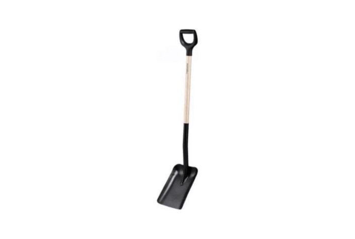Лопата совковая FISKARS 1066723 с дерев. ручкой