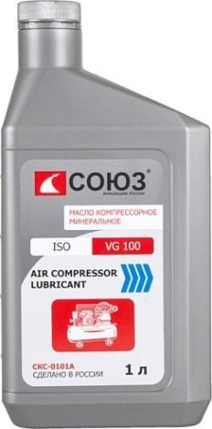 Масло компрессорное СОЮЗ СКС-0101А VG-100 1 л