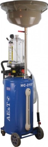 Маслосборная установка AE&T HC-2197 пневмо, объем 76 л (сбор и замена масла)