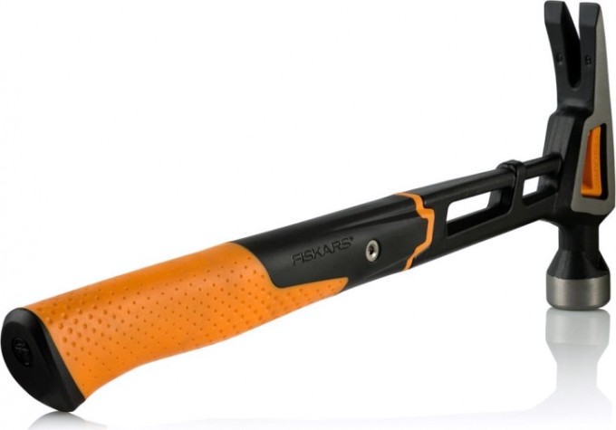 Молоток с гвоздодером FISKARS 450 гр. 1020213 [1020213]