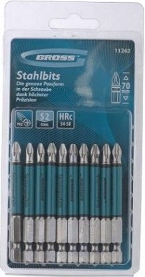 Набор бит GROSS 11262 10 предметов PH 2 [11262]