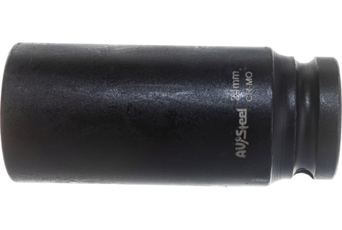 Набор головок 1/2" AV Steel AV-721410 ударных удлиненных, 10-24мм, 10 предм.