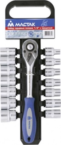 Набор головок 1/2" МАСТАК 0-4015H 1/2", 15 предметов