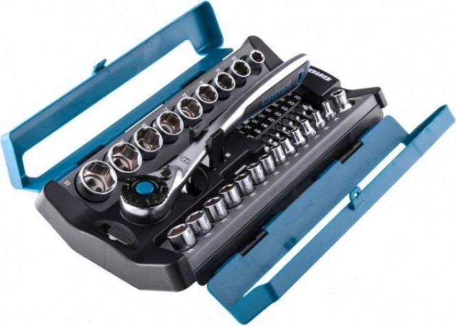 Набор головок 1/4", 1/2" GROSS 41 предмет 14143 [14143]