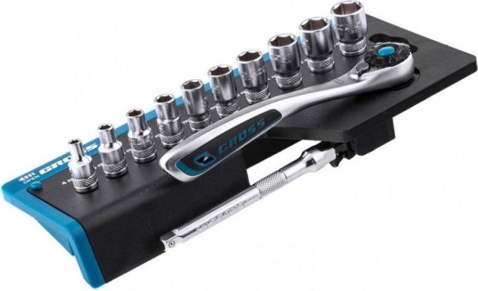 Набор головок 1/4" GROSS 12 предметов 14141 [14141]