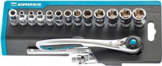 Набор головок 1/4" GROSS 36 предметов 14142 [14142]