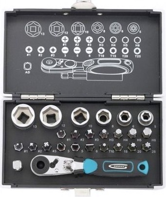 Набор головок и бит 1/4" GROSS 26 предметов 11361 [11361]