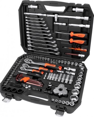 Набор инструментов AV Steel 127 предметов 1/4",3/8",1/2" AV-011127 [AV-011127]