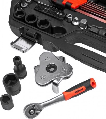 Набор инструментов AV Steel 127 предметов 1/4",3/8",1/2" AV-011127 [AV-011127]