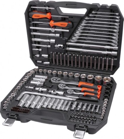 Набор инструментов AV Steel 144 предмета 1/4",3/8",1/2" AV-011144 [AV-011144]