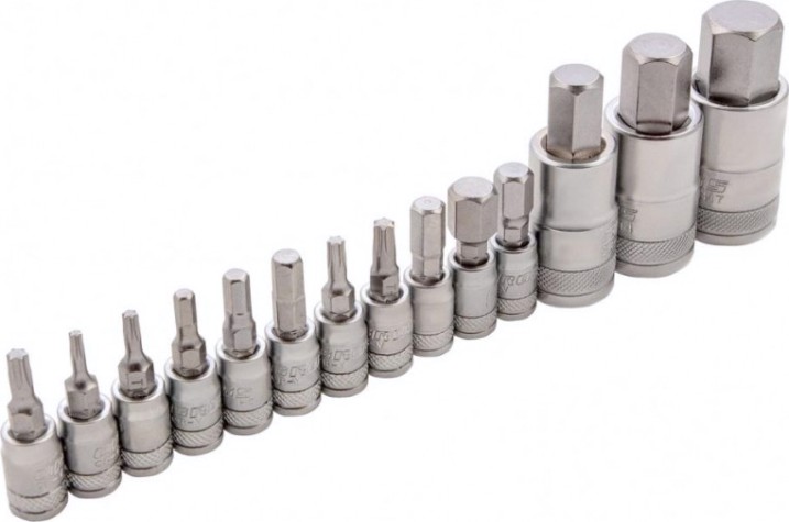 Набор инструментов GROSS 115 предметов 120 зубьев, CrV, 1/4, 1/2 14152 [14152]
