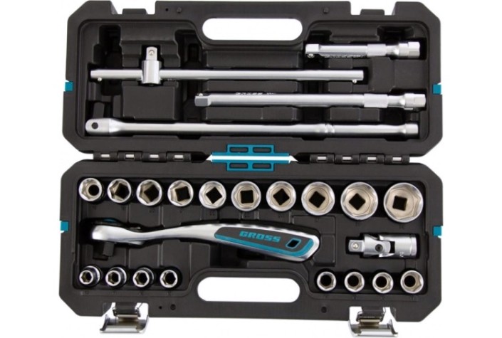 Набор инструментов GROSS 24 предмета 1/2" 14147 [14147]