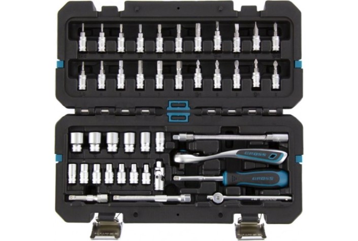 Набор инструментов GROSS 42 предмета 1/4" 14146 [14146]