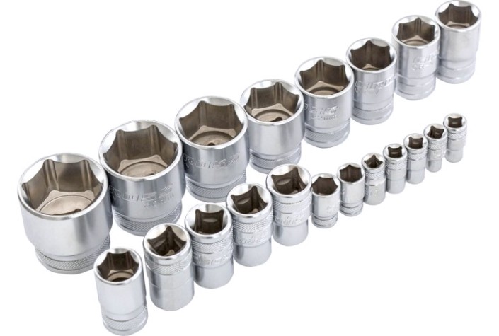 Набор инструментов GROSS 78 предметов 1/4", 1/2" 14148 [14148]