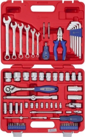 Набор инструментов МАСТАК 72 предмета 0-072С [0-072C]