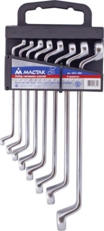 Набор ключей накидных МАСТАК 0231-08H 8 предметов