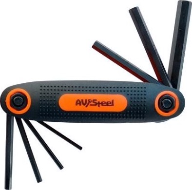 Набор ключей шестигранных AV Steel AV-361208 8 предметов