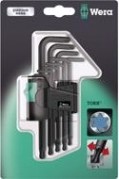 Набор ключей TORX WERA 967 PKL/9 SB TORX® 9 предметов WE-073598 [WE-073598]