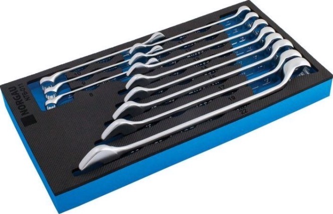 Набор комбинированных изогнутых ключей Norgau тип N7B-011 11 предметов [060223811]