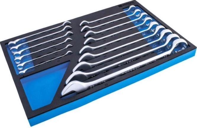 Набор комбинированных изогнутых ключей Norgau тип N7B-215 15 предметов [060223835]