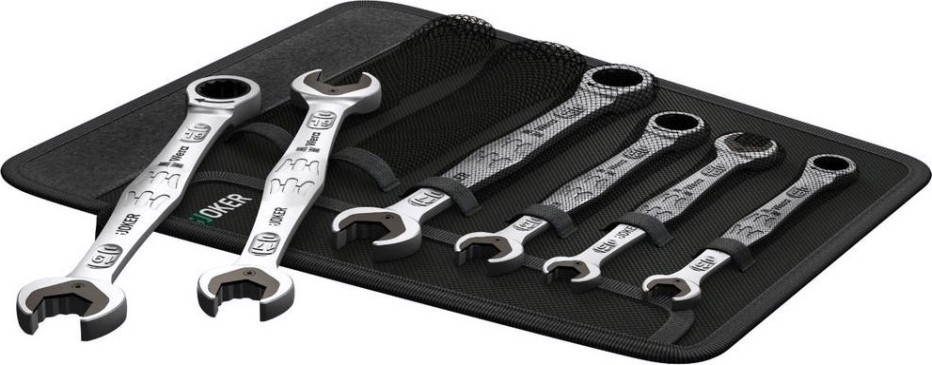 Набор комбинированных ключей с трещоткой WERA Joker 6 предметов WE-020022 [WE-020022]