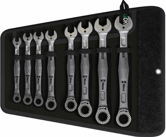 Набор комбинированных ключей с трещоткой WERA Joker Imperial 8 предметов WE-020012 [WE-020012]