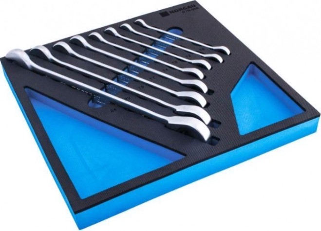 Набор комбинированных трещоточных ключей Norgau тип N7R-008 с 8 предметов [060240808]