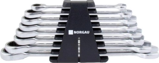 Набор комбинированных трещоточных ключей Norgau тип NWS7R с 8 предметов [060240908]