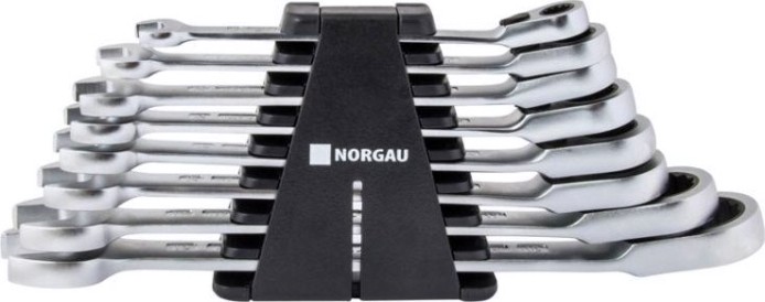 Набор комбинированных трещоточных ключей Norgau тип NWS7UR набор с 8 предметов [060249908]
