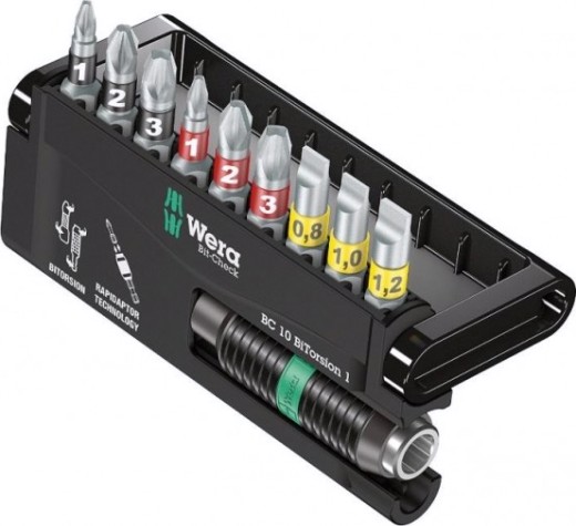 Набор насадок WERA Bit-Check – Rapidaptor 8700-9/BTZ, WE-056374 [WE-056374]