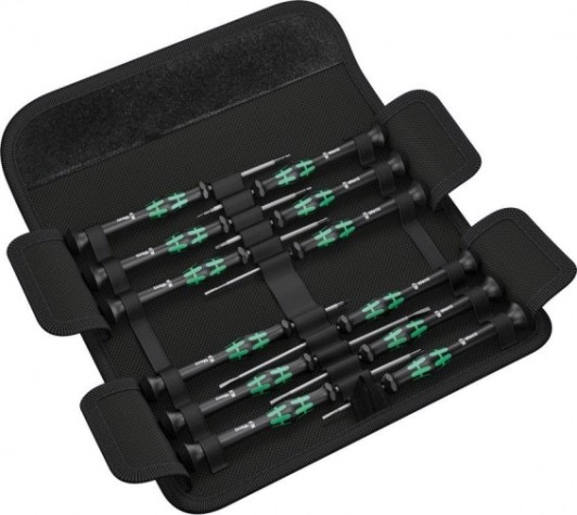 Набор отверток для электронщиков WERA Kraftform Micro-Set 12 предметов WE-073675 [WE-073675]
