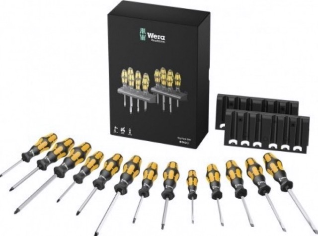 Набор отверток WERA 05133285001 big pack 900 силовых с двумя подставками, 13 пр. [WE-133285]