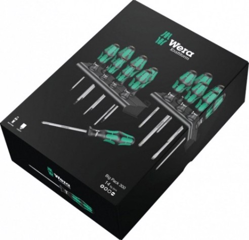 Набор отверток WERA Kraftform Big Pack 300 Pack 300 [WE-105630]