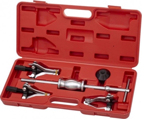 Набор съемников AV Steel с 3 захватами и обратный молоток [AV-921061]