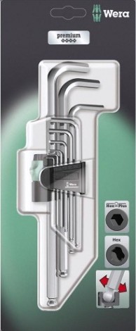 Набор шестигранников WERA 950 PKLS/9 SM SB 9 предметов WE-073594 [WE-073594]