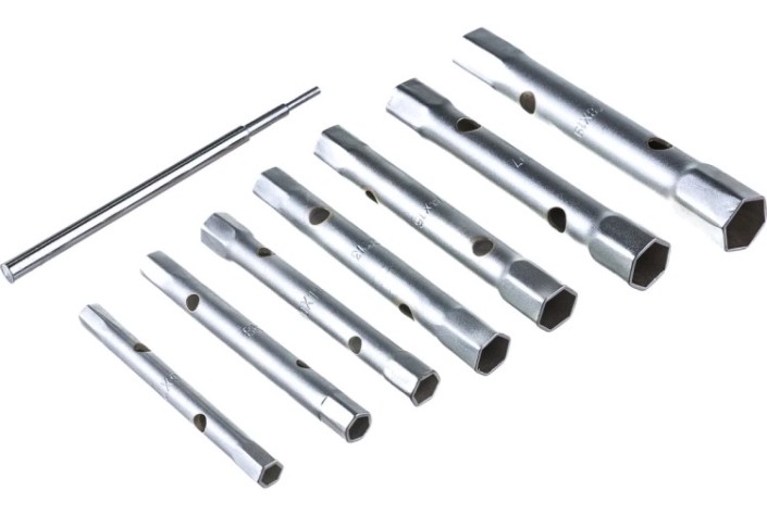 Набор трубчатых ключей AV Steel AV-035072 6-19мм, 7 предметов Набор трубчатых ключей AV Steel AV-035072 6-19мм, 7 предметов