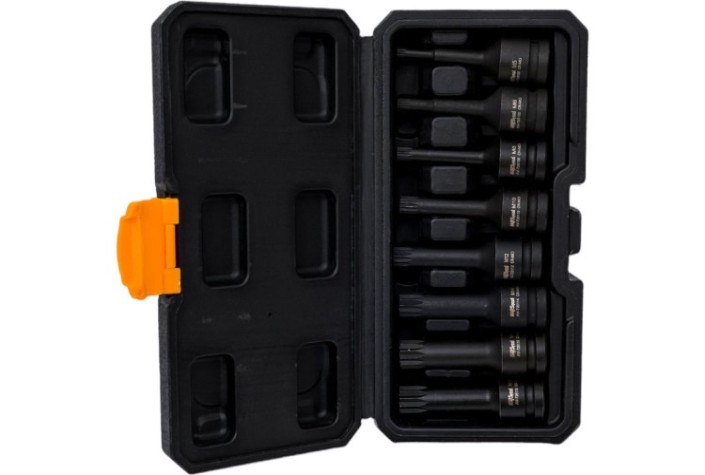 Набор ударных головок 1/2" AV Steel AV-726408 spline, l78мм, m5-m18, 8 предметов